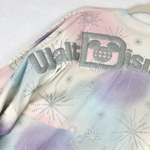 DISNEY Tye Dye Jersey with Disney Characters and Disney100 BRAND NEW. NEVER WORN - Picture 4 of 9